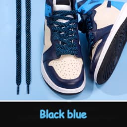 Flat Shoelace Women's Ins Small White Shoes Contrast Color Matching Laces Rope Flat Personality AF1 Men's Sports 100/120/140CM