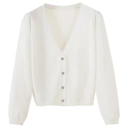 Knitted Ladies Sweaters Women's Coat Summer Cardigan Cropped Basic V-neck Tricot Black Cute Crochet Top Girls White Outerwear