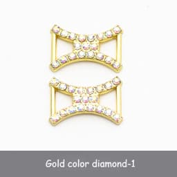 Large Glitter Shoelaces Buckle Metal Buckle Shoelace Accessories Metal Lace Lock DIY Sneaker Shoe Decorations 2pcs / Pair