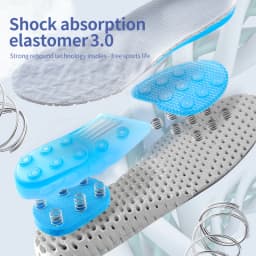Premium Spring Silicone Gel Insoles Orthopedic Flat Foot Health Sole Pad For Shoes Insert Arch Support Pad For Plantar Fasciitis