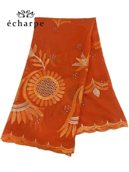 2024 New Dubai Scarf For Muslim Women African Cotton Hijab Islam Hijab Pashmina Turban Headscarf Embroidery Shawls