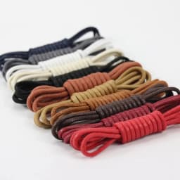 2pcs New Waxed Cotton Round Shoe laces Leather Shoes lace Waterproof Shoelaces Men Fashion Boots Shoelace Shoestring Accessories