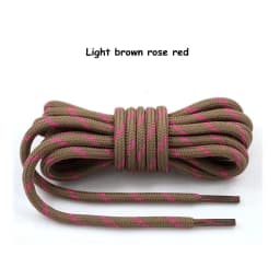 1Pair Round Shoelaces Outdoor Hiking Sports Shoe Laces Kids Sneakers Shoelaces Length 100/120/140/160CM Lacets Baskets 19 Colors