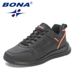 BONA New Shoes Men Outdoor Walking Shoes Man Casual Lightweight Sneakers Leisure Footwear soft and comfortable Casual Sho