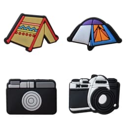 Shoe Charms for Crocs Accessories Camera Badge Women Sandals Buckle Kids Pins Decoration Jeans Party Favors Shoes Accessories