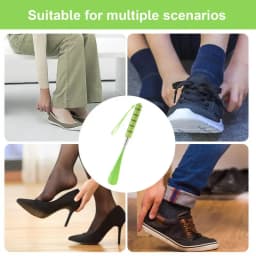 Retractable Shoehorn Shoe Horn Stainless Steel Shoehorn Long Handle Shoehorn Durable Shoe Accessory Lifter Shoes Spoon Shoehorn