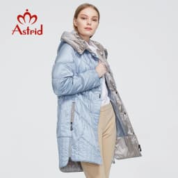 Astrid jacket winter women coat Casual female Parkas Female Hooded Coats solid ukraine Plus Size fashion style best AM-5810