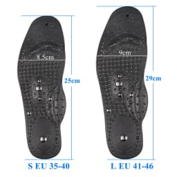 EiD Silicone Gel Magnetic Therapy Insoles for Slimming Weight Loss Arch Support Shoes Pads for Men Women Massage Foot Care Sole