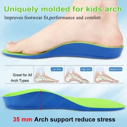 KOTLIKOFF Children's Orthopedic Shoes Insoles For Feet Flat Foot Arch Support Kids Orthopedic Products Shoes Sole Insert