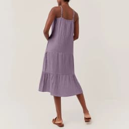 Muslin 100% Cotton Gauze Elegant And Pretty Women's Dresses Sexy V-Neck Sleeveless Ruffles Chic Dress Holiday Beach Sundress