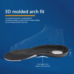 Breathable EVA Arch Support Sports Insoles, Honeycomb Shock‑Absorbing Shoe Inserts, Comfort Shoe Pads for Men & Women