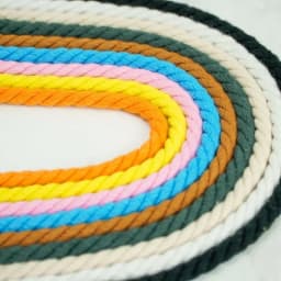 New 1 Pair Round Shoelaces 0.6CM Thicker Cotton Shoelace Twisted Rope Laces Sneakers Boots Shoe Laces for Shoes for AF1/AJ1