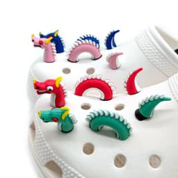 3pcs A Set Shoe Decorations Novelty Pvc 3d Dragon Style Garden Shoes Accessories Shoes Charm Ornaments Kids Gift Charm Ornaments