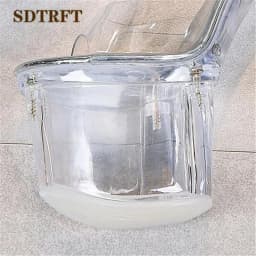 SDTRFT Fashion stilettos Crossdresser Sandals 18cm thick heels transparent platforms shoes woman Ankle Strap pumps CD Sandalias