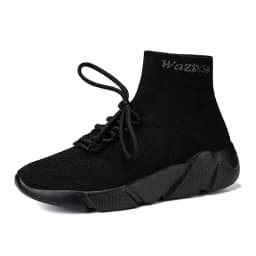MWY Casual Shoes Men Sneakers Breathable Lace Up Mesh Socks Shoes zapatillas hombre Women Sports JoggingShoes Plus Size 35-47
