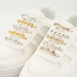 1PC Shoelaces Charms for Sneakers Shoelaces Clips Decorations Faux Pearl Casual Metal Rhinestone Shoe Buckle Accessory for Women