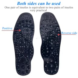 Magnetic Therapy Insoles Enhanced Upgrade 68 Magnets Advanced Foot Acupressure Shoe Pads Massage Slimming Insoles Unisex