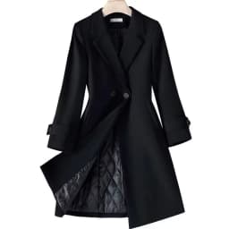 Ladies Long Blazer High Quality Autumn Winter Women Black Red Navy Blue Thicke Blazers Female Casual Jacket Coat Windbreakers