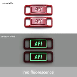 Luminous Shoelaces Buckle Glowing Metal Lock for Shoelace DIY Lace Shoe Footwear Decoration Sneaker Decorations Accessories