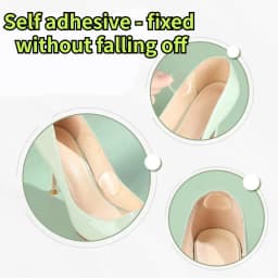 6Pcs Silica Gel Insole Heel Anti Wear Sticky Shoes Cobbler Sticker Back Sneaker Lined with Anti-Wear After Heels Stick Foot Care