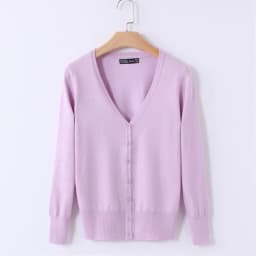 20 Solid Color Women's Knitted Cardigan Coat Autumn Winter 2026 Casual V-Neck Long Sleeve Sweater Female Large Size 3XL 4XL