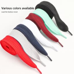 1 Pair Luxury Brand Laces Shoes Width 2.5CM Shoelace Flat Shoelaces for Sneakers AF1 Shoe Laces 100/120/140/160cm Shoestrings