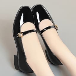Spring Autumn Fashion Women's Shoes Mary Jane Style Shoes Low Heel Shallow Mouth Round Toe Comfort Solid Color Party Shoes