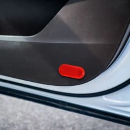 2Pcs Red Interior Door Panel Warning Light Cap Reflector for 6Q0947419