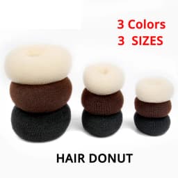 Roller For Hair Bagel Doughnut Hair Styling Curler Hair Bun Maker For Elegant Women Magic Hair Donut Clips Hair Styling Tool