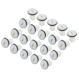 30Pcs Car Auto Fasteners Trunk Trim #8 Screw Grommet Clips Rivet Fastener Nut MU480034 For Mitsubishi Eclipse