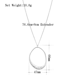 Summer New Style Simple Pendant Necklaces Jewelry Girl Silver Color Bohemia Alloy Necklace Chain For Women
