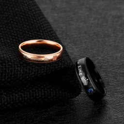 Fashion Couple Rings Her King His Queen Statement Ring Romantic Zircon Crown Ring Anniversary Wedding Band Jewelry Gifts