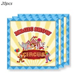 Circus Clown Lion Cake Toppers Elephant Boy Girl Birthday Party Supplies Monkey Straw Bow Kid Baking Supplies Dessert Love Gifts