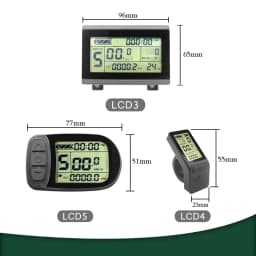 KT Ebike LCD Led Display Kuteng 24V 36V 48V Lcd3 Lcd8h Led 880 LCD7 Electric Bicycle Bike Display for Electric Bike Kit