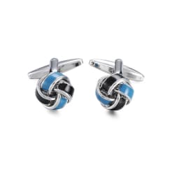 High quality French classic Cufflinks Golden silvery black blue purple twist Cuff-links Men's knot cuff button for Men jewelr