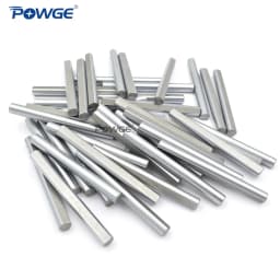 POWGE Kevinakasam ERCF V2 45# Gcr15 Steel Rod D Type Shaft Diameter 5/8mm Grind Flat Linear Round Length 100-500mm 3D Printer