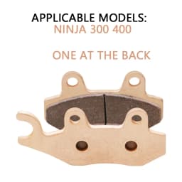 Motorcycle Front Rear Brake Pads For Kawasaki NINJA 250 300 400 Z250SL Z250 SL Ninja 250R EX300 Z300 Ninja400