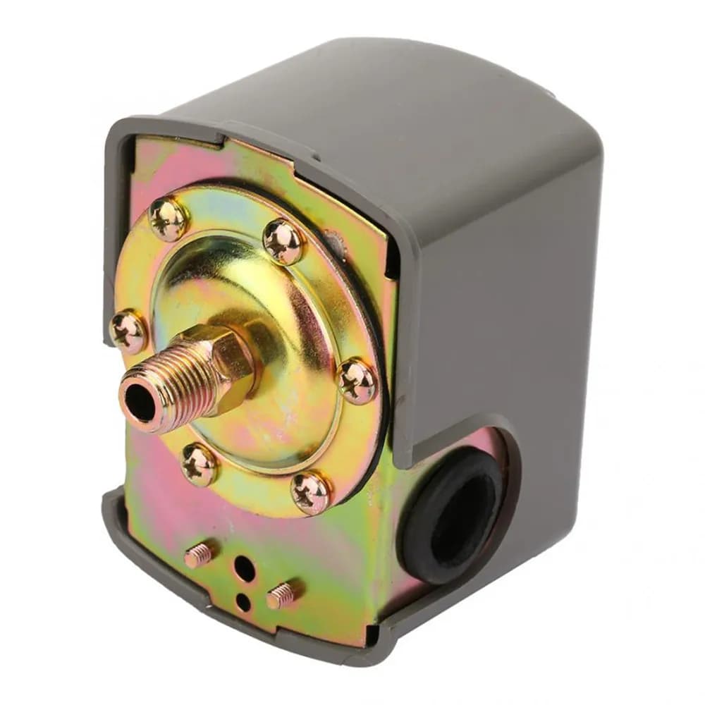 1PC Water Pressure Switch 0.8-5.0 bar Adjustable Double Spring Pole G1/4" Pump Pressure Control Switch