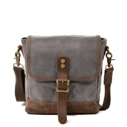 Oil Wax Canvas Leather Crossbody Bag Unisex Military Vintage Messenger Bags Shoulder Bag for Men 2020 Casual Travel Bags