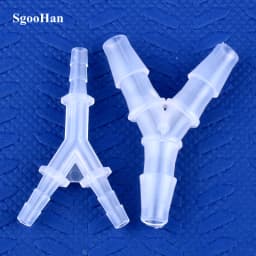 5~200pcs 2.4~12.7mm PP Y-Style Tee Connectors Aquarium Tank Air Pump Aerator Hose Pagoda Joints Irrigation Water Pipe Fittings