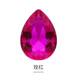 Glass Crystal 10x14 13x18 Nice Colors Waterdrop Water Drop Teardrop Shape Glue on Rhinestone Beads Handicraft Photo Frame DIY