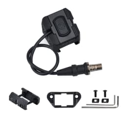 Tactical Button Remote Pressure Switch For M300 M600 WADSN Flashlight WeaponLight PEQ15 DBAL CQBL NGAL Fit Keymod Picatinny Rail