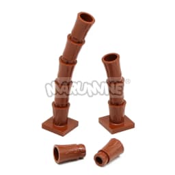 Marumine 6135 Palm Trunk with Cross 2563 Palm Base MOC Bricks Idea House Garden Tree Plants Model Kit Blocks Accessories Parts