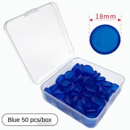 Fromthenon 30/50pcs Disc Binding Discs for Discbound Notebook Mushroom Hole Planner Scrapbooking Rings Office School Stationery