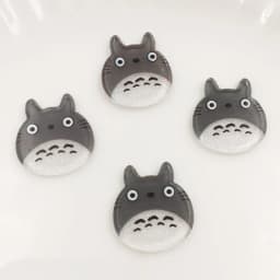 20pcs Colorful Glitter Kawaii Grey Chinchilla Flatback Acrylic Sheet Applique Scrapbook DIY Decor Craft F830