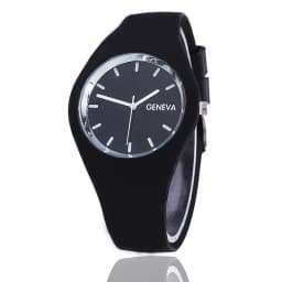 Geneva Women's Watches Fashion Pink Candy Jelly Watches Women Sport Watches Silicone Band Quartz Wristwatches Ladies Watches