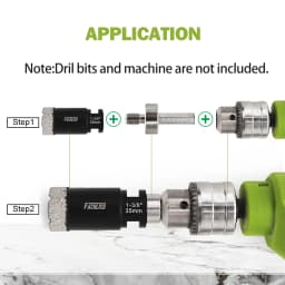 FACHLICH 1pc Adapter Different Connection Converter M14 5/8"-11 M10 Thread to Hex/Round/SDS Shank For Angle Grinder Drill Bits