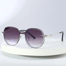 Removable Sunglasses Women Men Hexagon Glasses Clip On Lens Anti Blue Light Computer Glasses Dames 7000