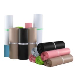 20PCS Courier Bag Envelope Green Packaging Delivery Bag Waterproof Self Adhesive Seal Pouch Mailing Bags Plastic Transport Bag