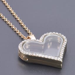 1Pc Trendy Sweet Love Glass Reliquary Photo Locket Pendant Necklaces Goth Heart Cremation Ashes Urn Relicario Collares Jewelry